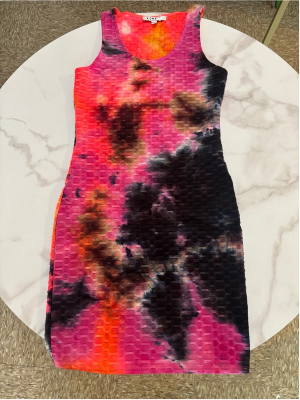 Dyed dress